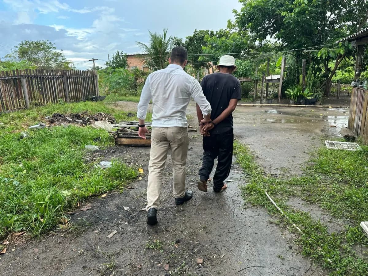 Homem é preso suspeito de matar rival a pauladas e chutes no Amazonas