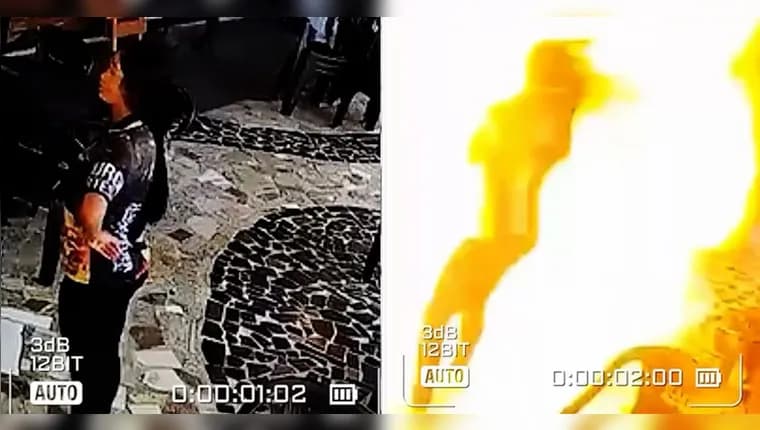 VÍDEO: Botijão de gás explode em lanchonete e deixa pessoas feridas no Pará