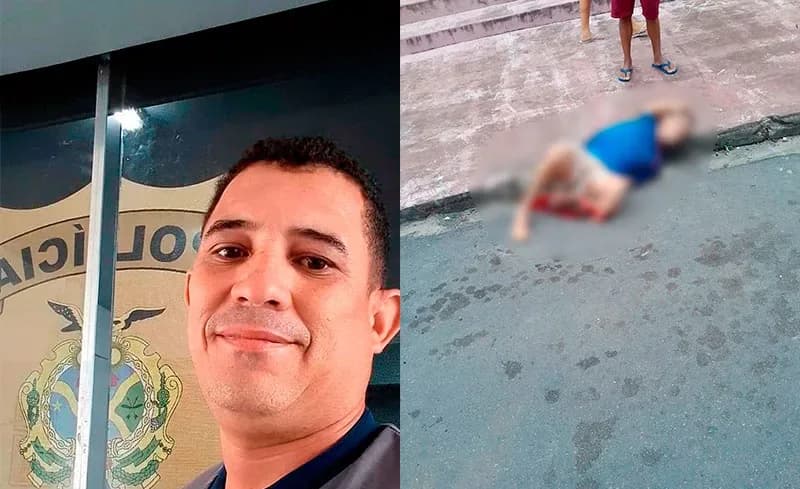 IMAGEM FORTE: Homem tem perna dilacerada ao ser atingido por motocicleta em Manaus; veja