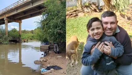 Pai joga filho da ponte e manda áudio para a ex-mulher: “Fiz uma loucurinha”