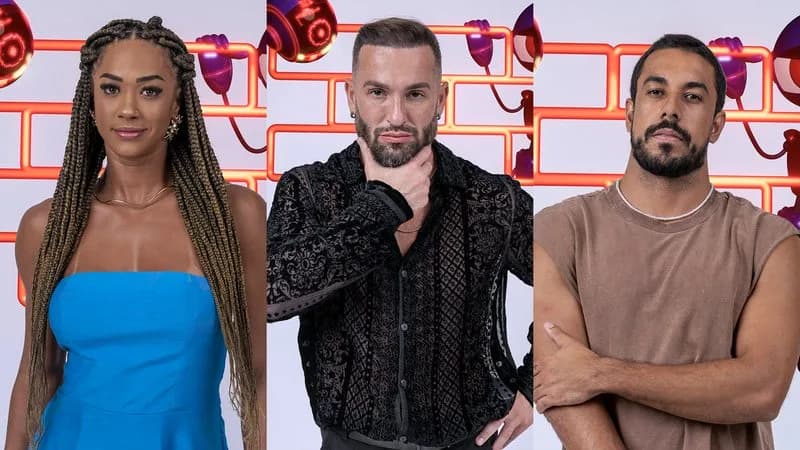 BBB 25: Aline, Diego ou Mike? Quem sai no 10º paredão da temporada?