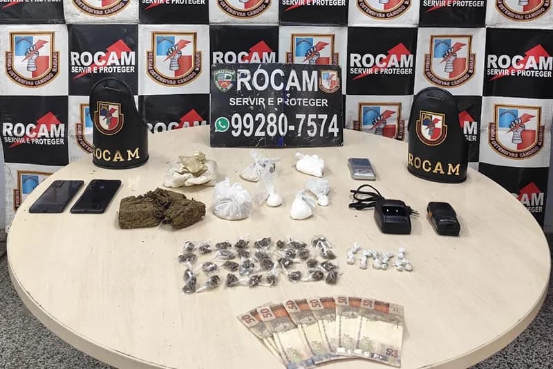 Duas mulheres são presas com porções de entorpecentes no Alvorada