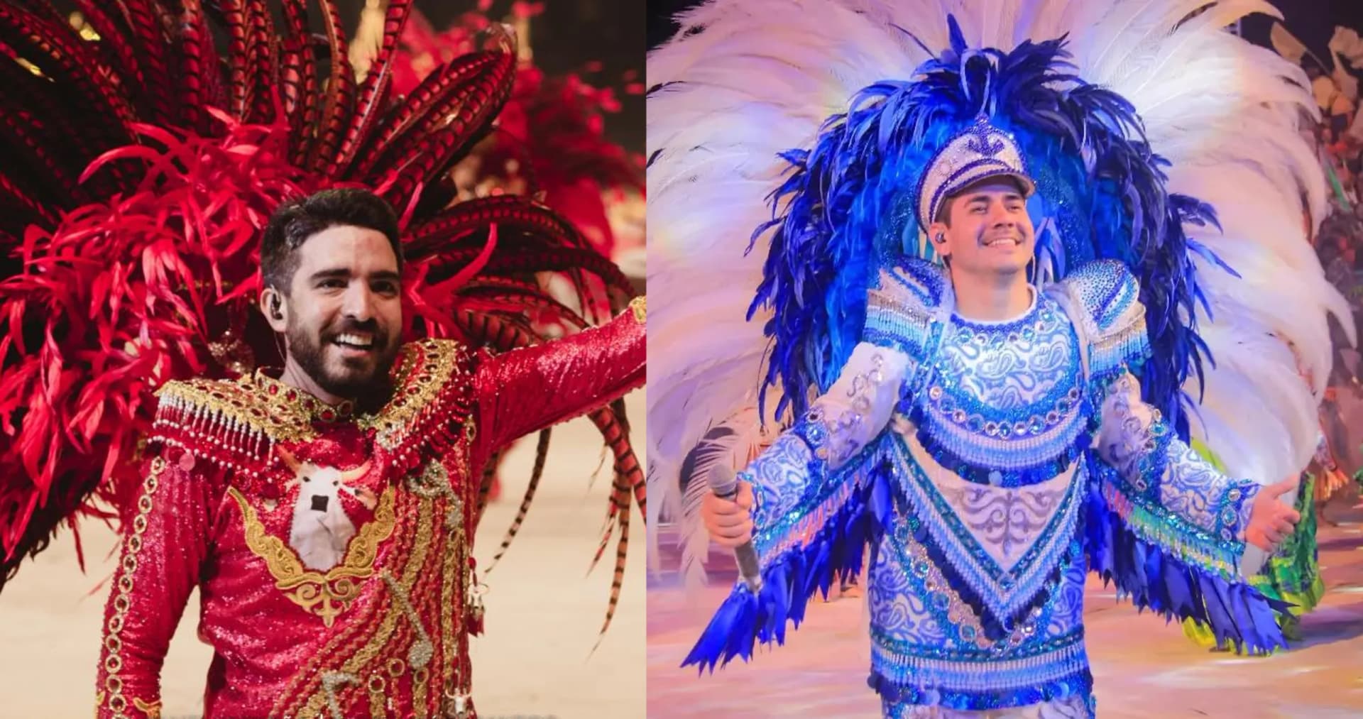 Caetano Medeiros faz sua primeira apresentação como Amo do Caprichoso e João Paulo Faria, do Garantido, lança desafio