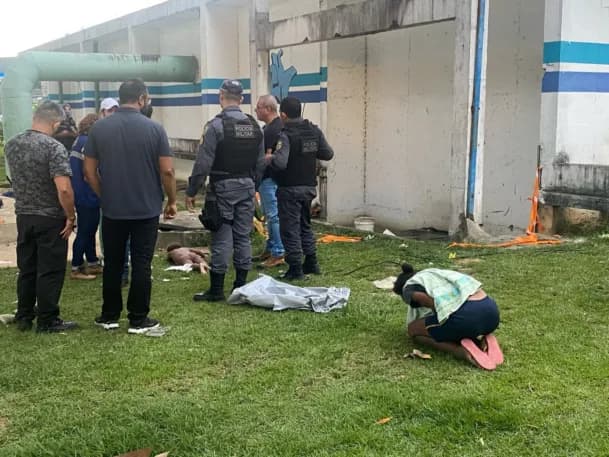 IMAGENS FORTES: Mãe se desespera ao ver filho morto em cisterna de concessionária de água