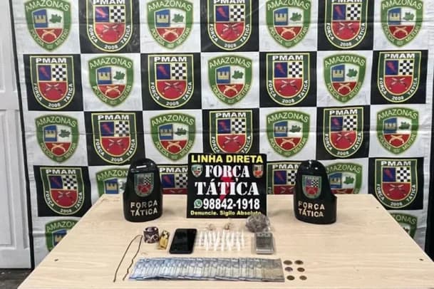 Jovem é preso com entorpecentes na zona Norte de Manaus