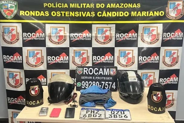Rocam prende dois homens procurados por fazer ‘arrastões’ em Manaus