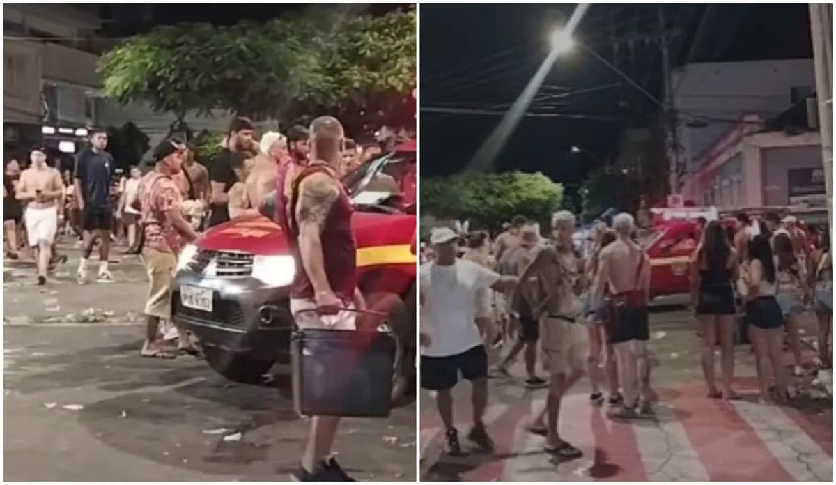 VÍDEOS: Troca de tiros em bloco de carnaval resulta em morte de jovem e deixa 15 pessoas feridas em MG