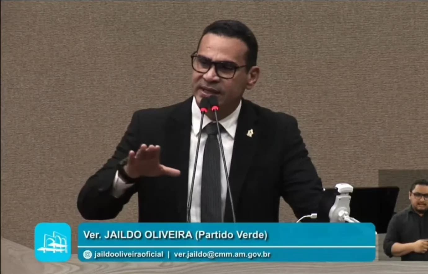 Vereador Jaildo Oliveira diz ter sido intimidado por ‘capanga’ de presidente afastado do Sindespecial