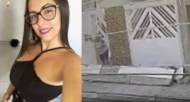 IMAGENS FORTES: Mulher morre ao ser atingida por estrutura de concreto; mãe presenciou tudo