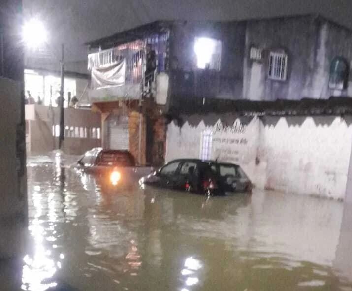 VÍDEOS: chuva alaga Manaus e até jacaré é flagrado tentando escapar