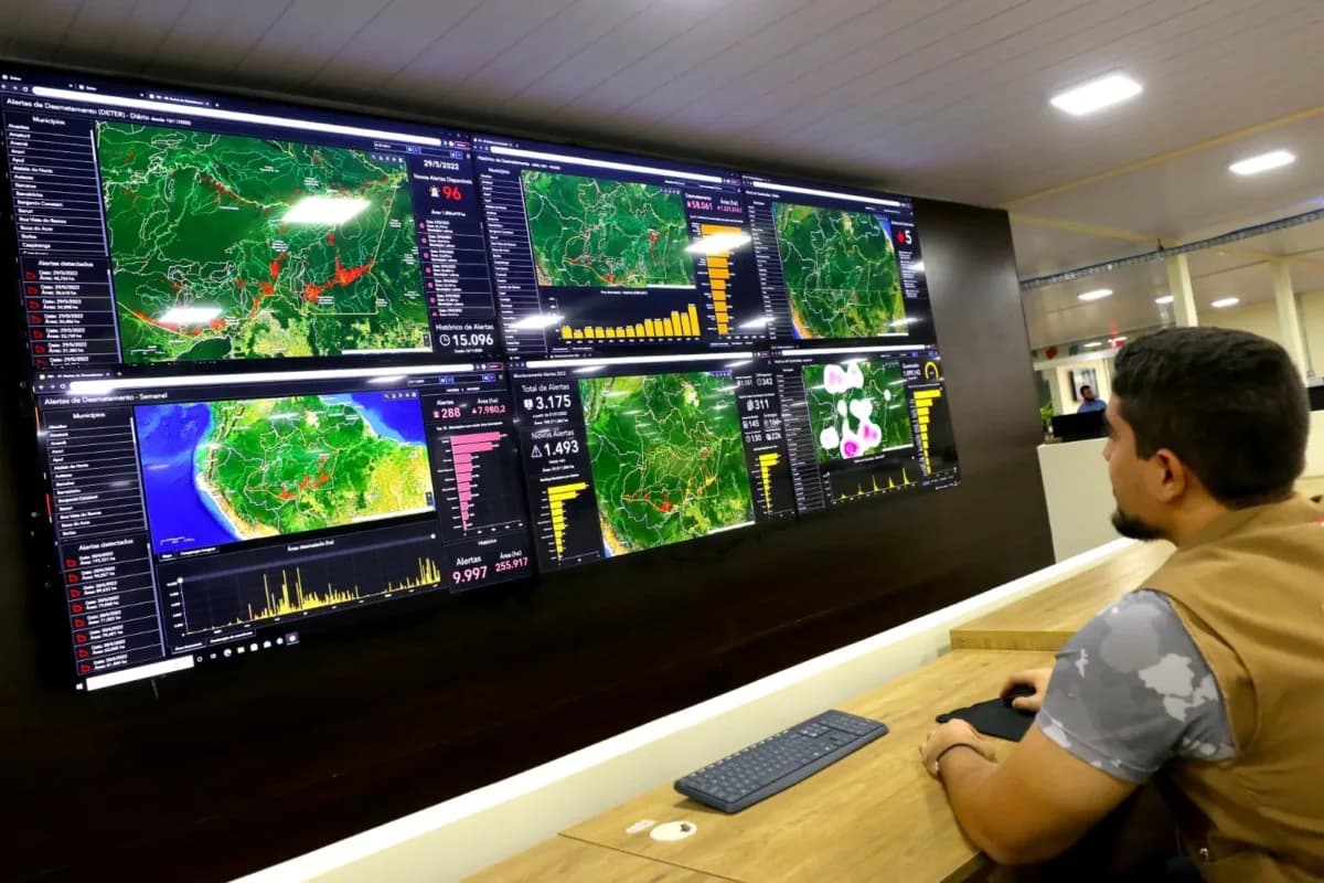 Ipaam registra queda de 7,57% no desmatamento e 31,42% nos focos de calor no AM