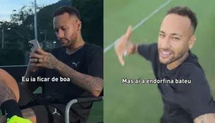 VÍDEO: Apesar de lesionado, Neymar aparece correndo em publicidade
