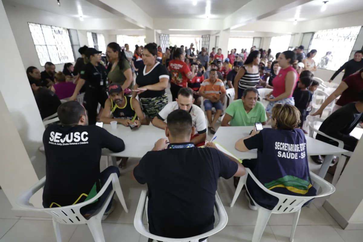 Força-tarefa é montada para apoiar 200 famílias atingidas pelas fortes chuvas