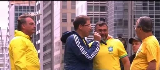 Wilson Lima diz ‘sim’ para anistia durante ato na Av. Paulista