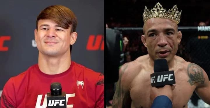 Diego Lopes recebe homenagem do conterrâneo José Aldo antes da luta no UFC: “Estarei na torcida”