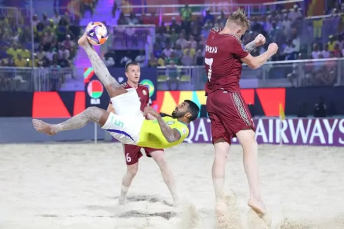 É hepta! Brasil conquista título da Copa do Mundo de futebol de areia