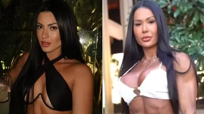 Namorada de Belo rebate comparações de aparência com Gracyanne Barbosa: “Tu acha, minha irmã?”