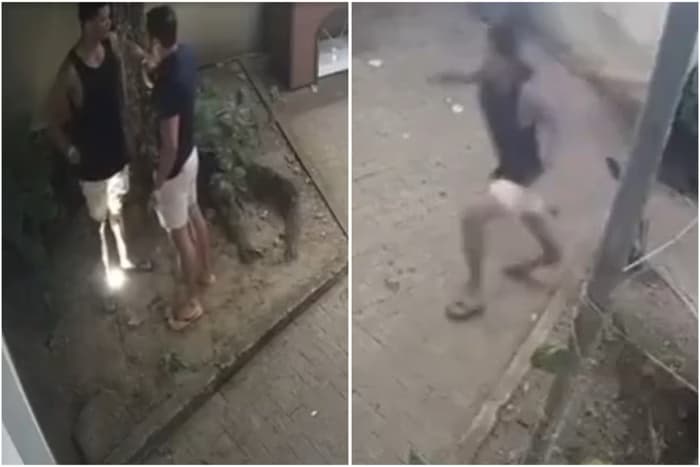 VÍDEO: Delegado atira 2 vezes em ambulante por ciúmes em Fernando de Noronha; vítima corre risco de perder a perna