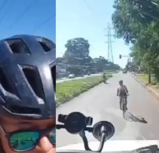 Ciclista é atropelada após provocar motoristas e bloquear via em MS