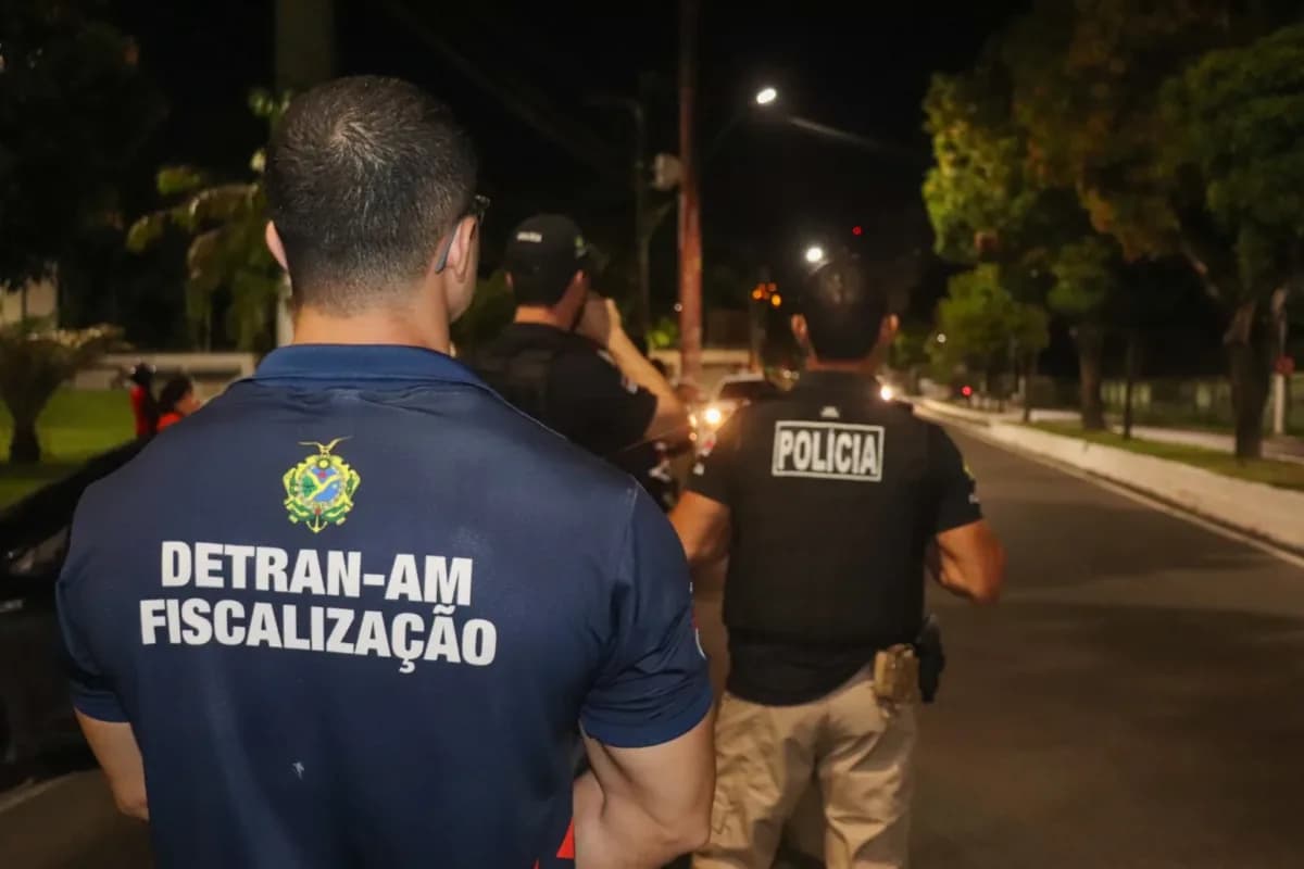 Três motoristas bêbados são presos durante blitz da Lei Seca no Amazonas