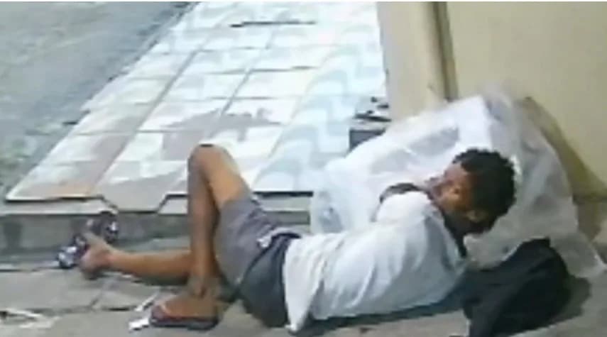 VÍDEO: Polícia procura homem suspeito de furtar hidrômetro na zona leste de Manaus