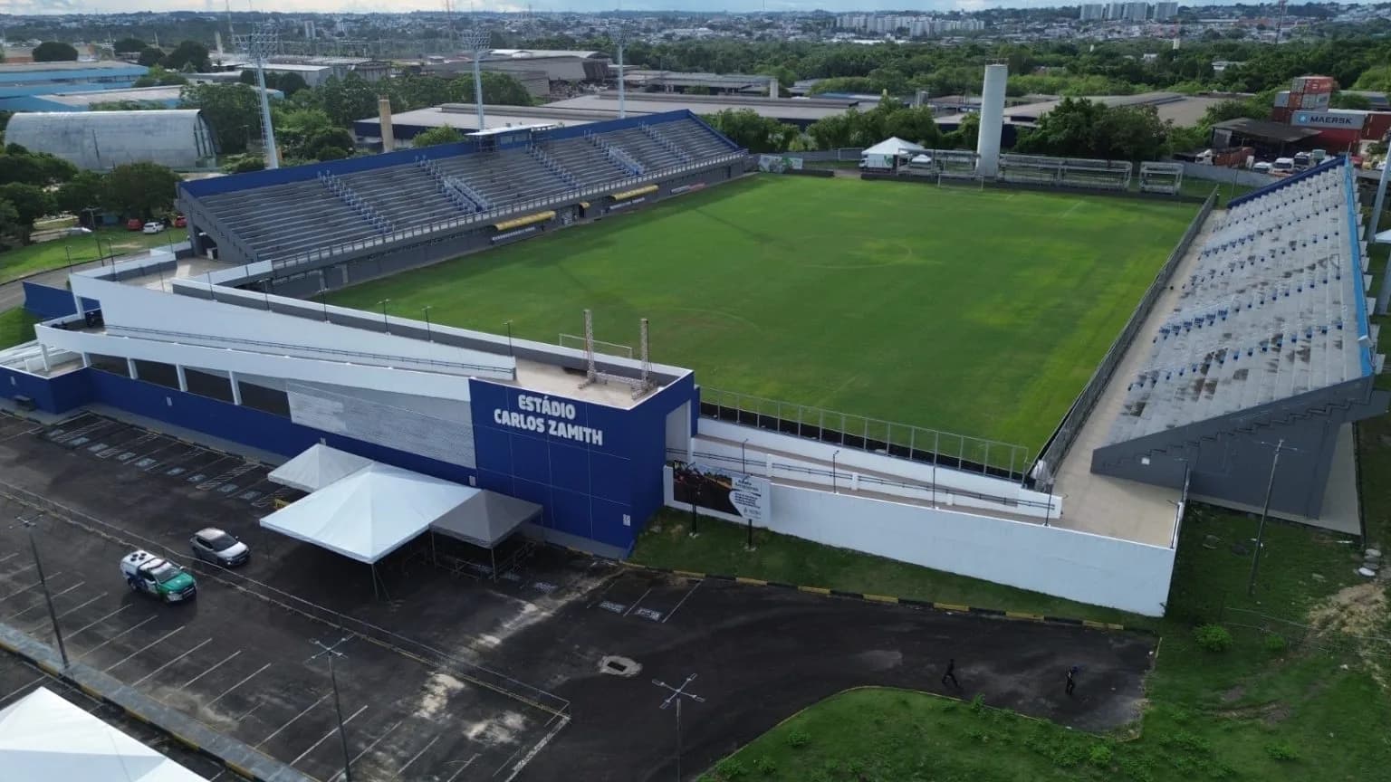 Reforma de R$ 6 milhões do estádio Carlos Zamith é finalizada antes de jogo entre Amazonas FC e Operário-PR