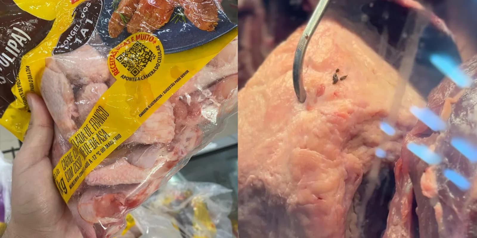 Supermercado pego com rato em Manaus é multado por vender carne e frango estragados