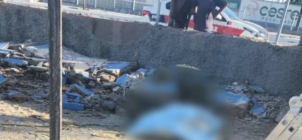 Trabalhador morre após muro desabar em cima dele durante obra de reforma