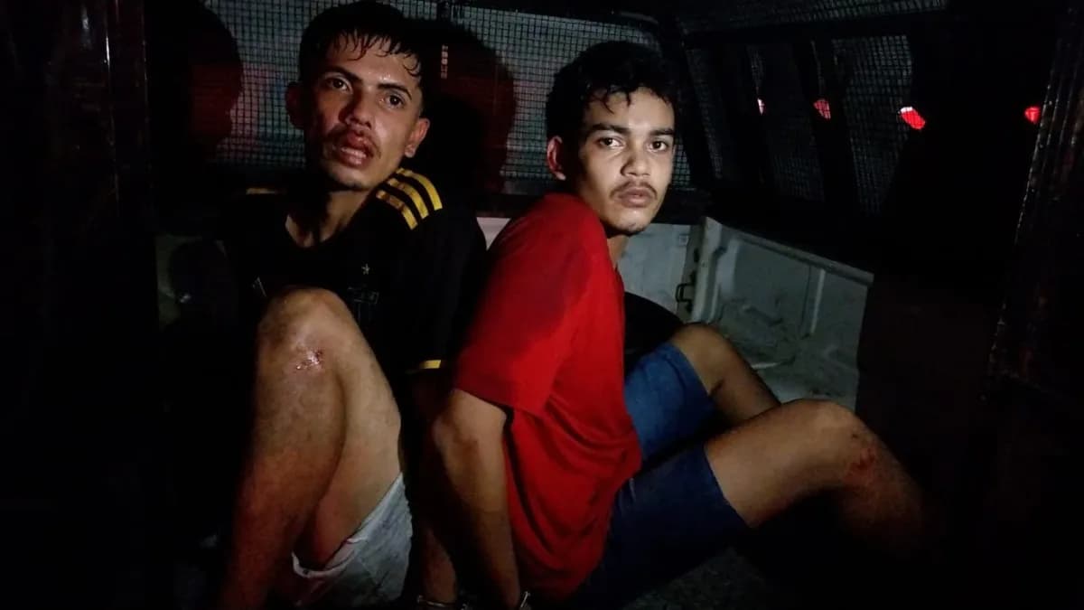 VÍDEOS: Assalto termina com tiroteio e 3 presos em Manaus