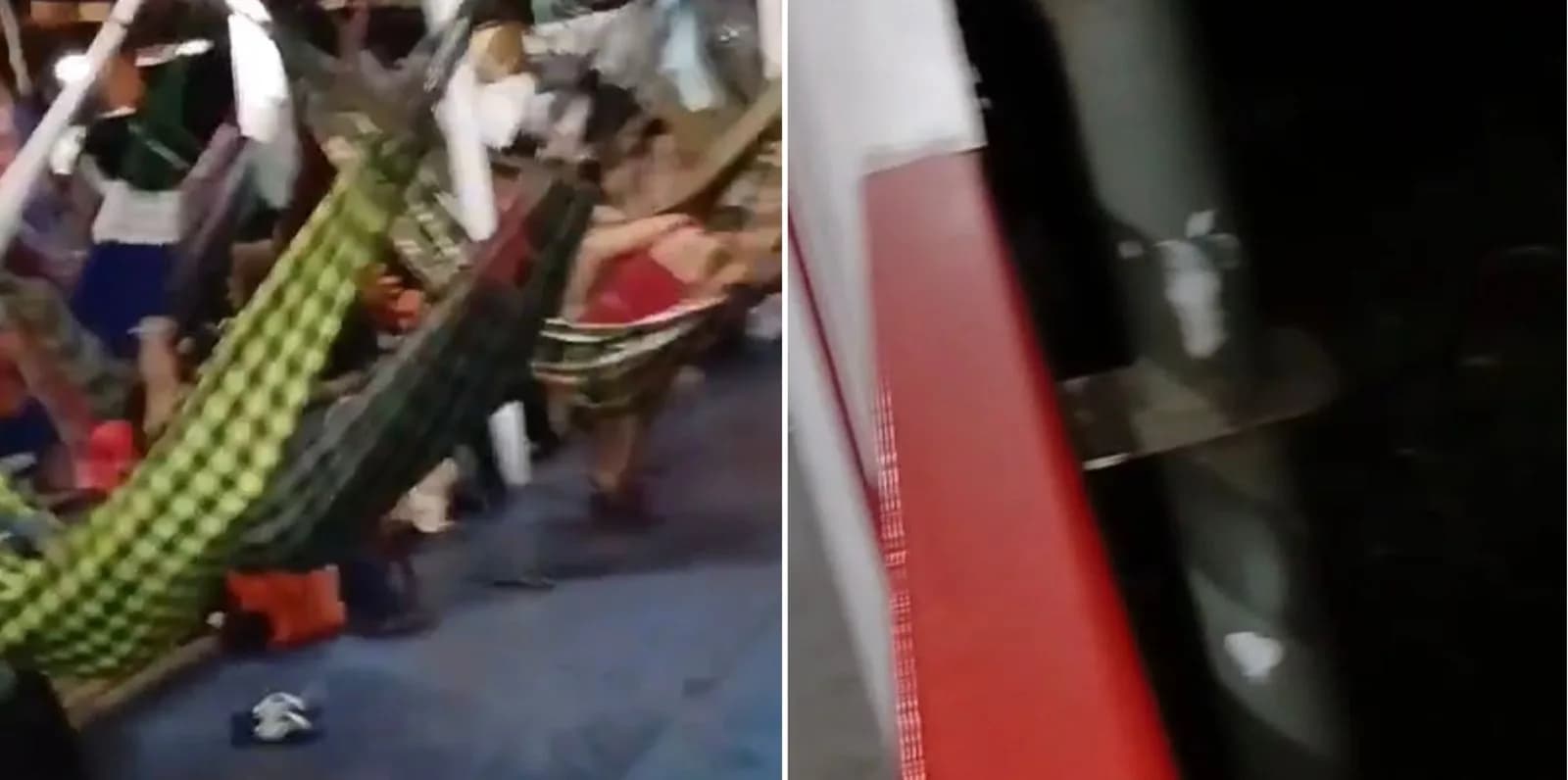 Barco colide contra árvore no Rio Solimões e deixa passageiros assustados