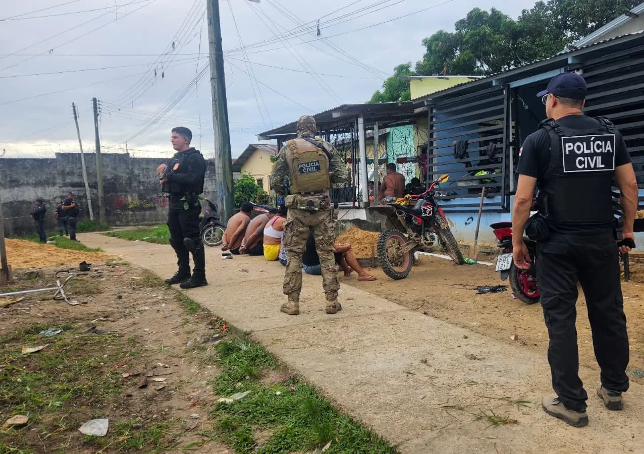 Operação policial prende cinco pessoas por tráfico e outros crimes em Tabatinga
