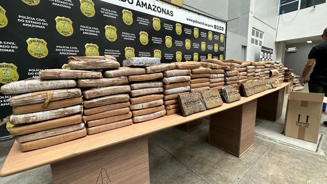 Polícia Civil descobre depósito com 150 kg de skunk em residência na zona Leste de Manaus