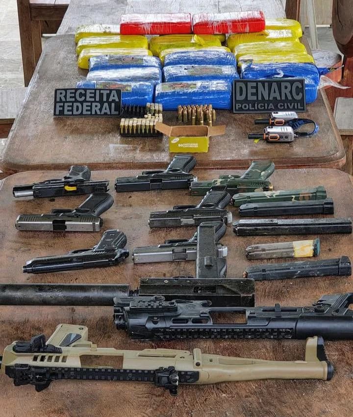 Polícia causa prejuízo de R$ 1 milhão a criminosos durante apreensão de drogas e armas no Amazonas