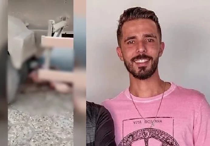 IMAGENS FORTES: Ciclista morre atropelado por caminhão bitrem na divisa entre MS e SP