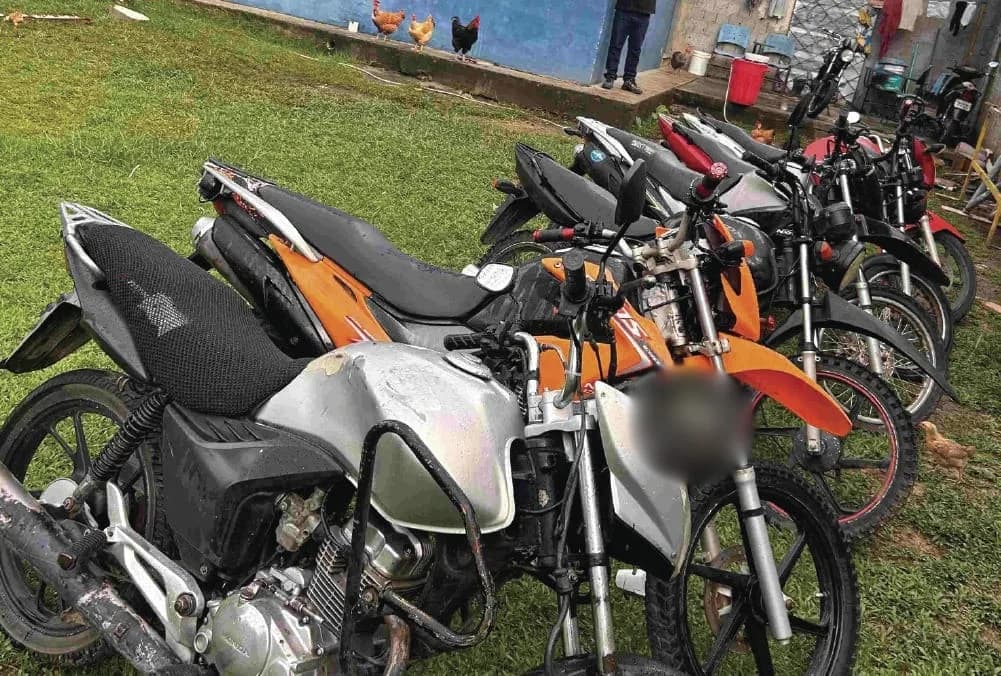 Motos roubadas são encontradas pela Polícia em Codajás