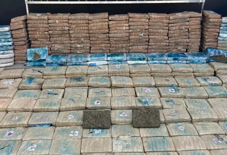 Maconha avaliada em R$ 12 milhões é apreendida na AM-070