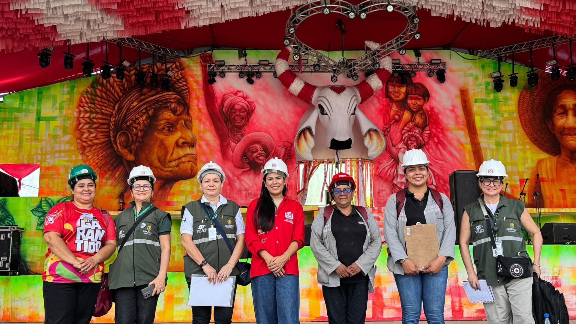 Vigilância em Saúde do AM realiza fiscalização nos galpões da Cidade Garantido com foco na segurança dos trabalhadores