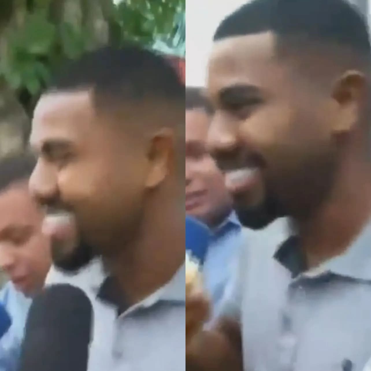 Davi Brito presta depoimento sobre acusação de violência psicológica e sai comendo pipoca