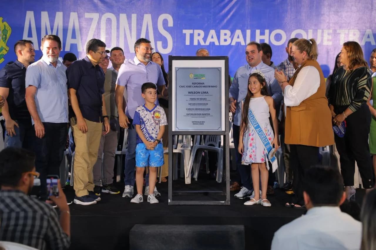 Governo do AM entrega novo Caic em aniversário de 56 anos do Alvorada em Manaus