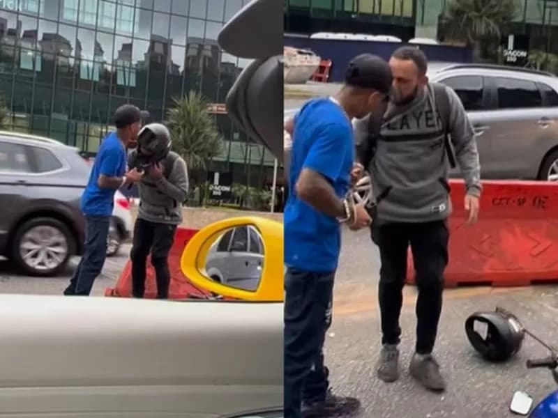 VÍDEO: Influenciador reage a tentativa de assalto em SP, desarma suspeito e o deixa fugir