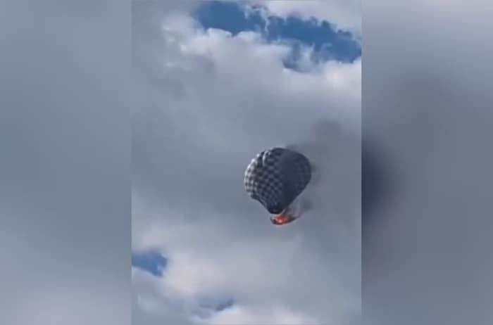 VÍDEO: Incêndio em balão de ar quente mata uma pessoa e deixa 2 feridos no México