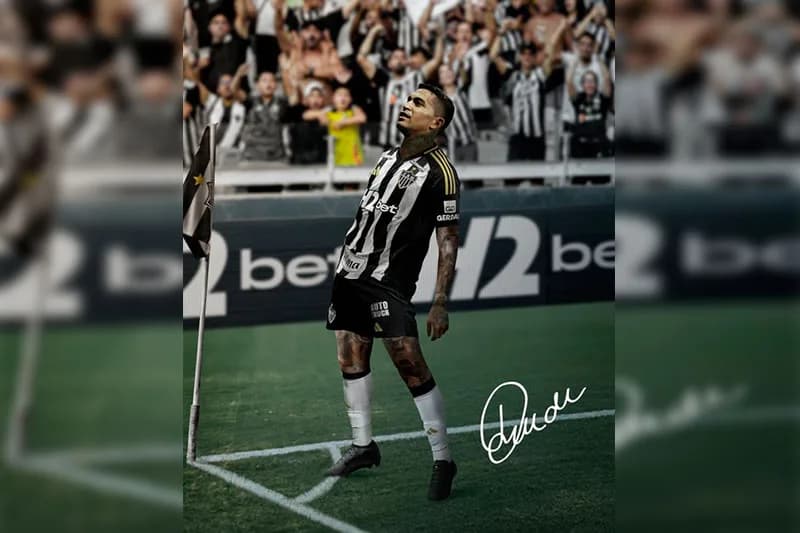 Dudu se apresenta no Atlético-MG e inicia treinos