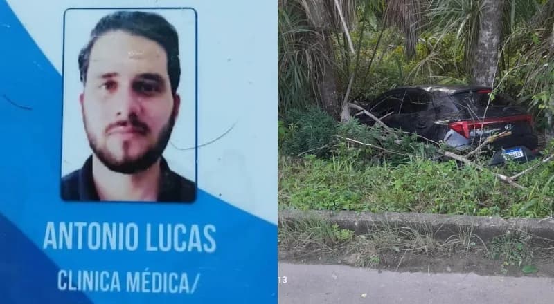 Médico de 29 anos é encontrado morto após acidente na BR-174, em Presidente Figueiredo
