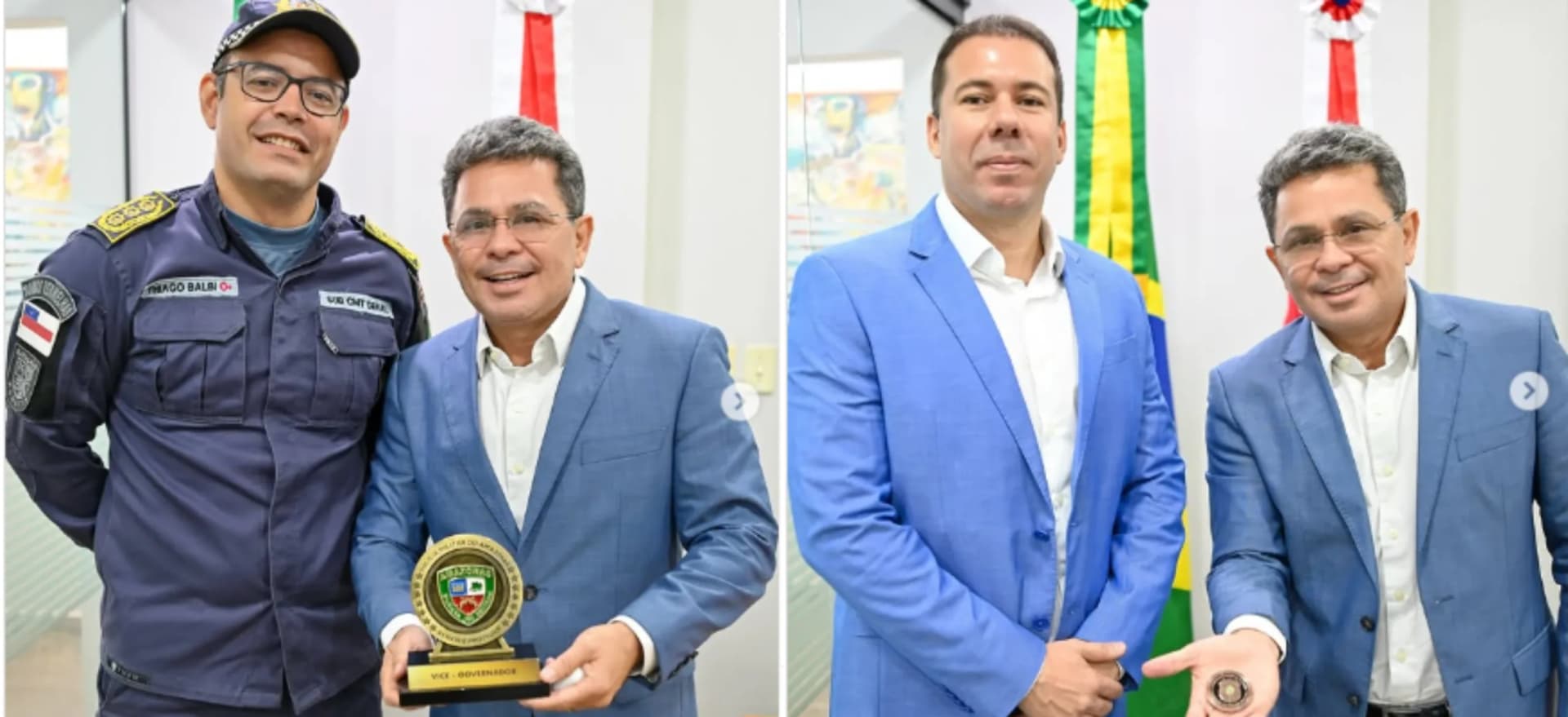 Tadeu de Souza recebe honrarias da Policia Militar e Civil do AM pela valorização da categoria