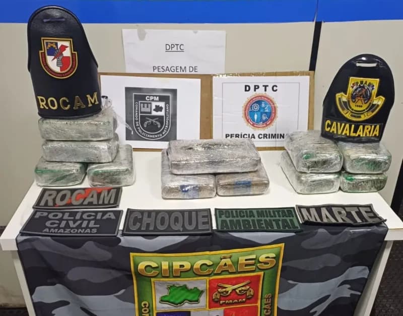 Suspeito de tráfico é preso com mais de R$ 700 mil em droga no barco ‘Embaixador’ em Coari