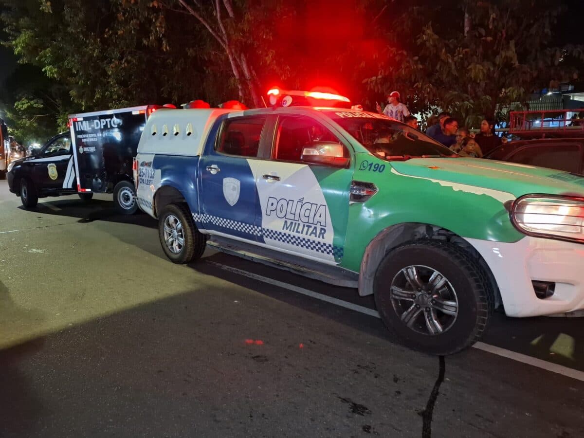 Criminosos matam homem com 7 tiros durante perseguição em Manaus