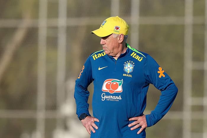 Veja a provável escalação de Ancelotti para a sua estreia na Seleção Brasileira