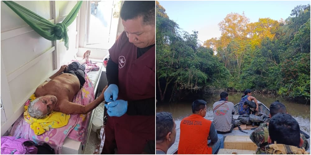 Ribeirinho é encontrado com vida após passar 9 dias desaparecido no Vale do Javari