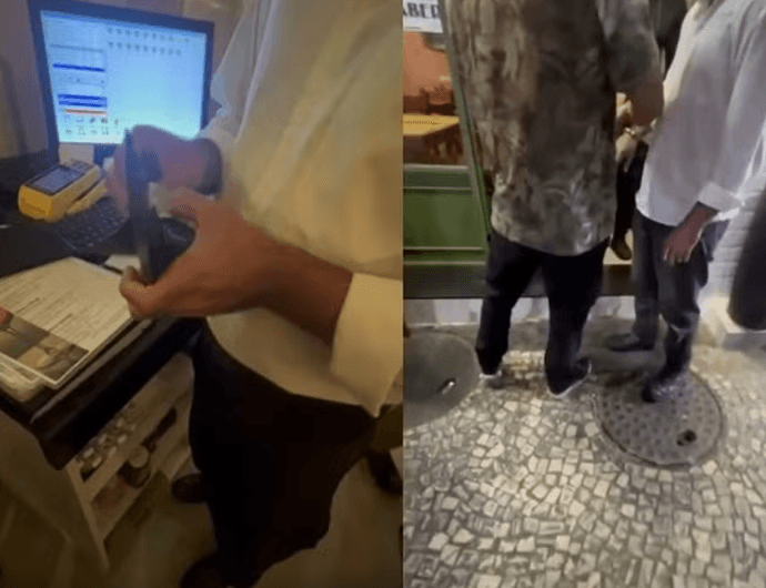 Garçons são presos por desviar R$ 100 mil de pizzaria em Copacabana