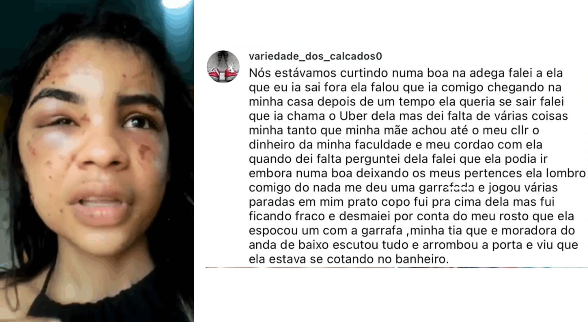 Suspeito de agredir jovem em Manaus tenta se justificar nas redes sociais, mas versão é contestada